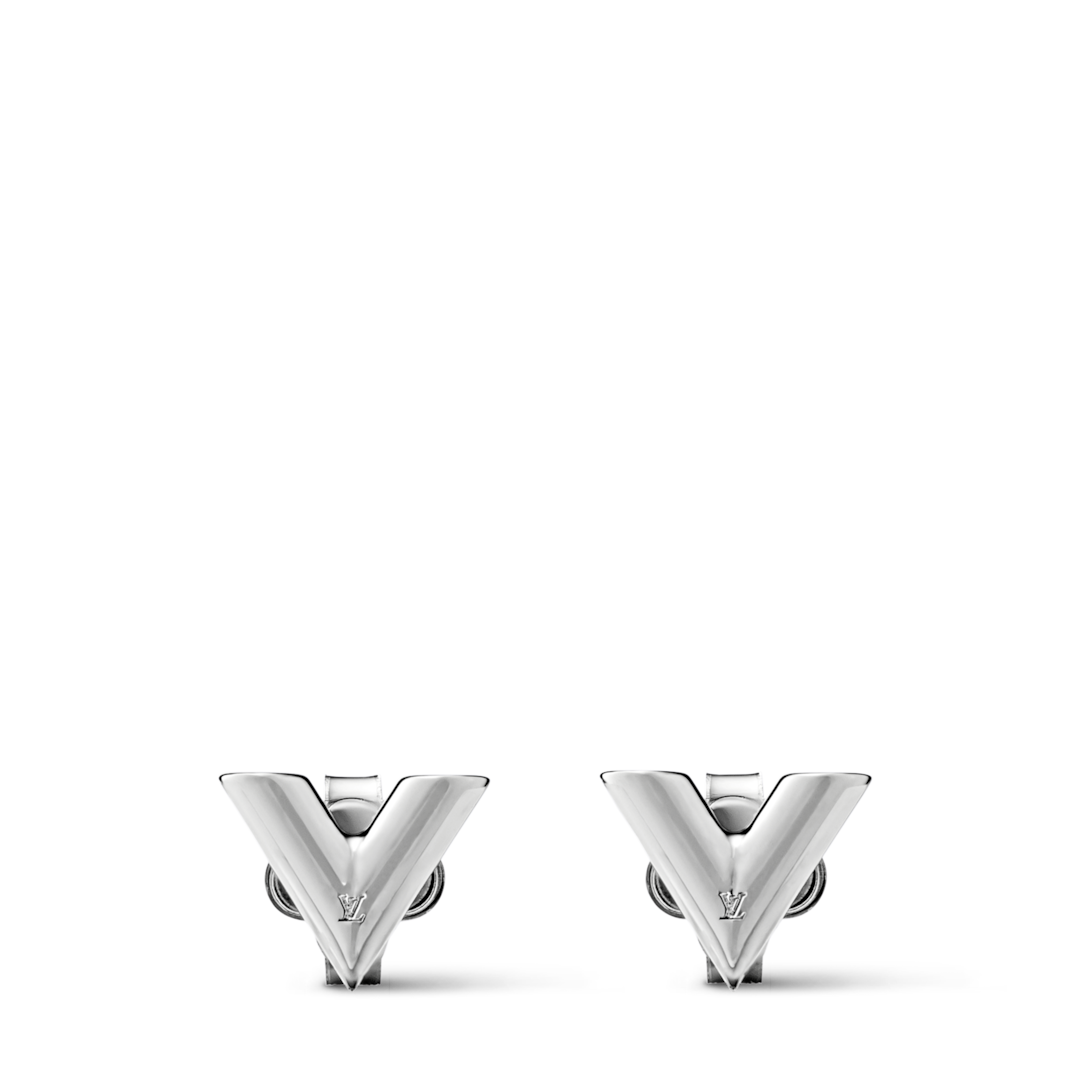 Louis Vuitton V字型ピアス シルバー Essential V Stud Earrings . - Fashion Jewellery | LOUIS VUITTON